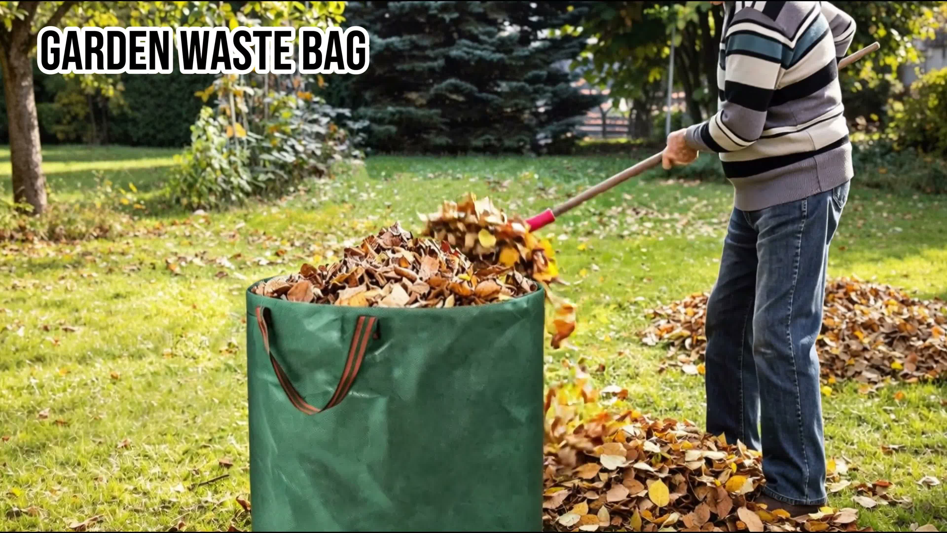 LZQ Gartensack 2x Gartenabfallsack Laubsack 272 Liter Produktbild-Vorschau 7