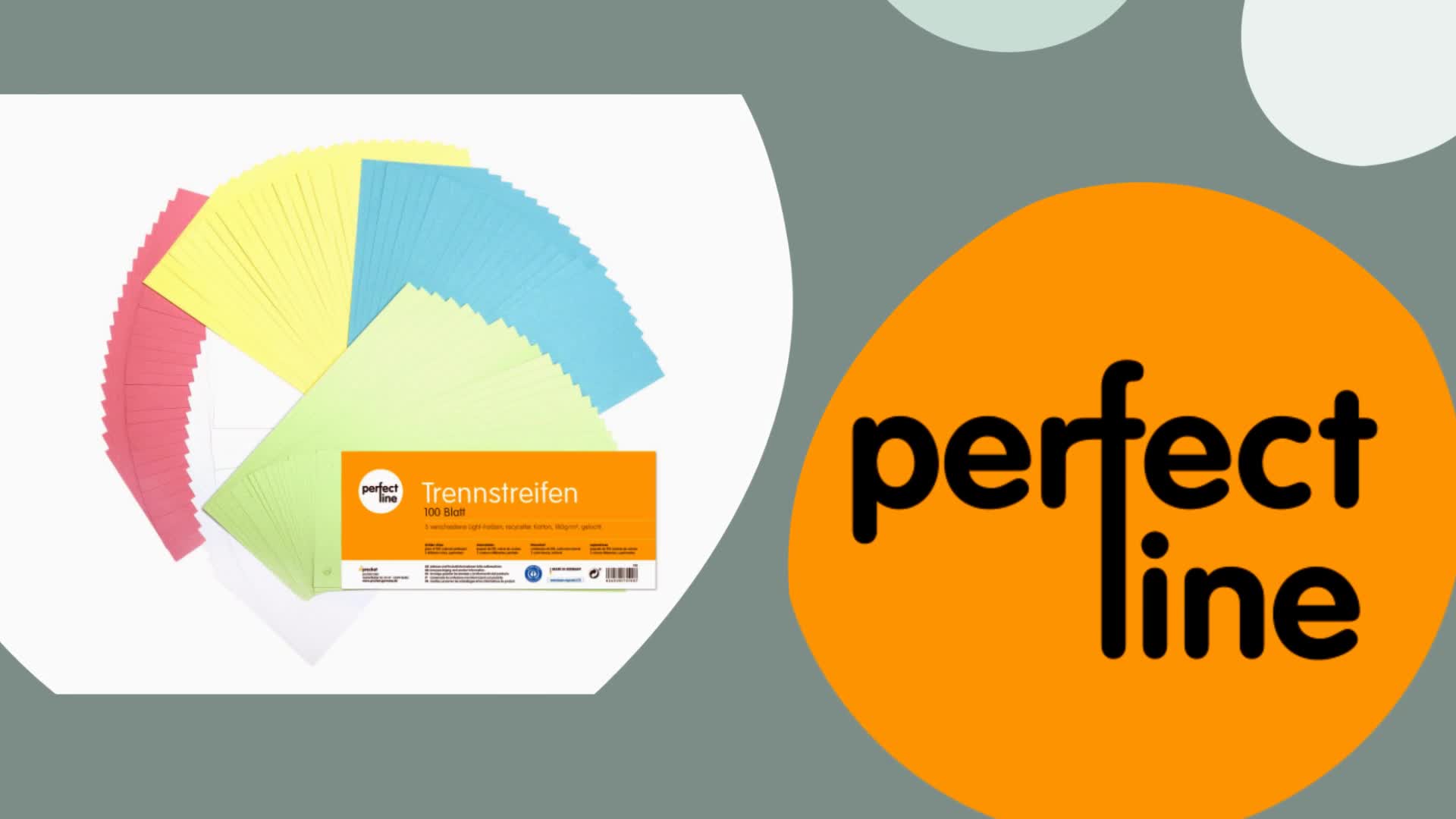 perfect line 100 Papier-Trennstreifen bunt 160g Produktbild-Vorschau 7
