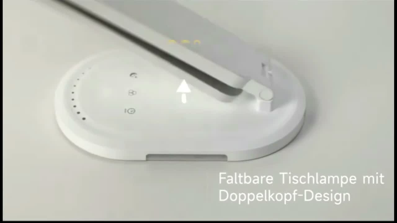 Dimmbare LED-Schreibtischlampe,Doppelarm-Schreib-tischlampe Produktbild-Vorschau 7