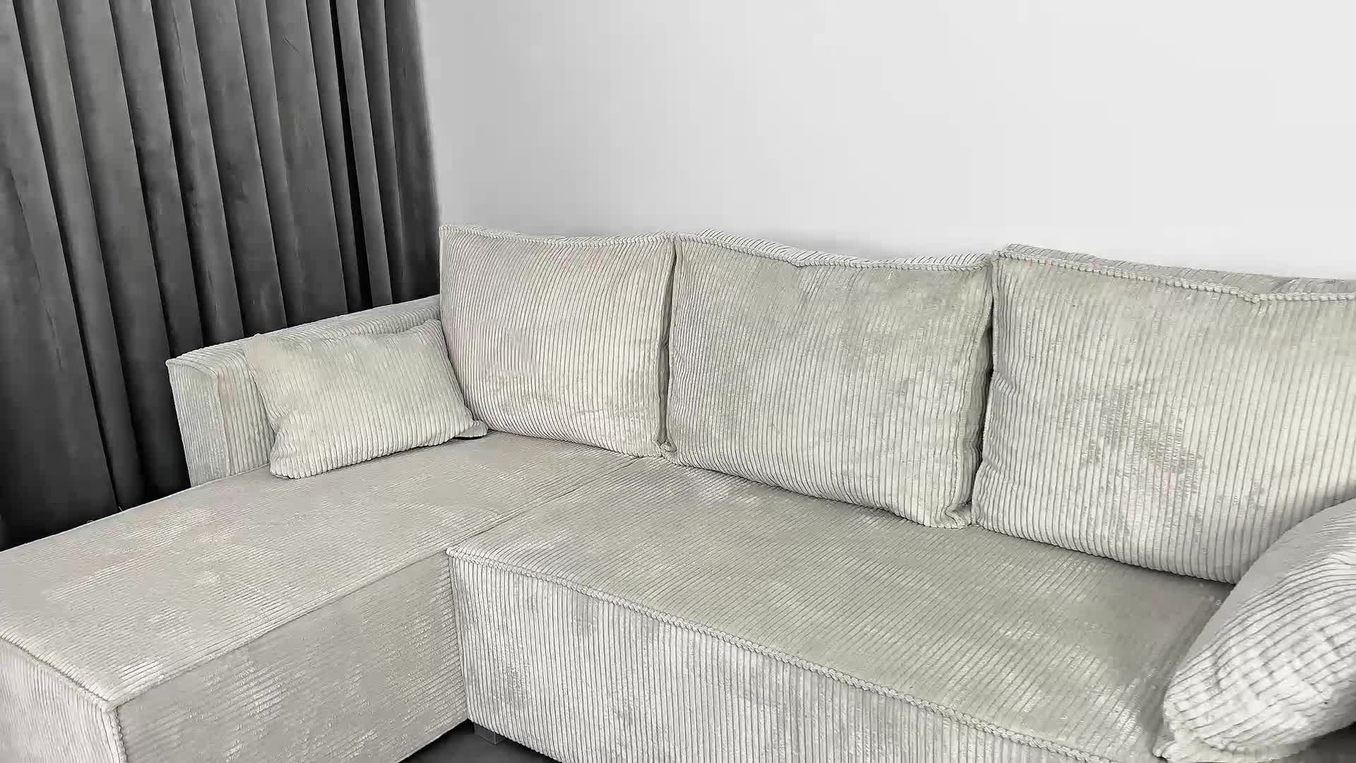 Masseno Ecksofa POTARO mit Schlaffunktion L-Form, Sofa mit Produktbild-Vorschau 7
