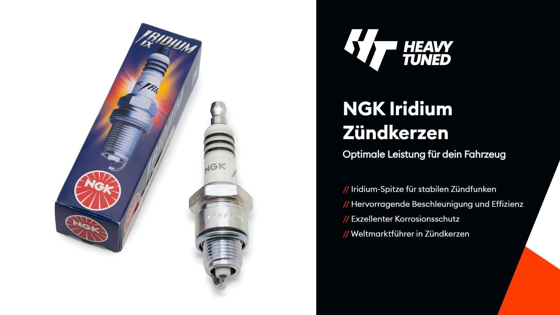 NGK Zündkerze BPR7HIX Iridium-Zündkerze entstört, 12,7mm Produktbild-Vorschau 5