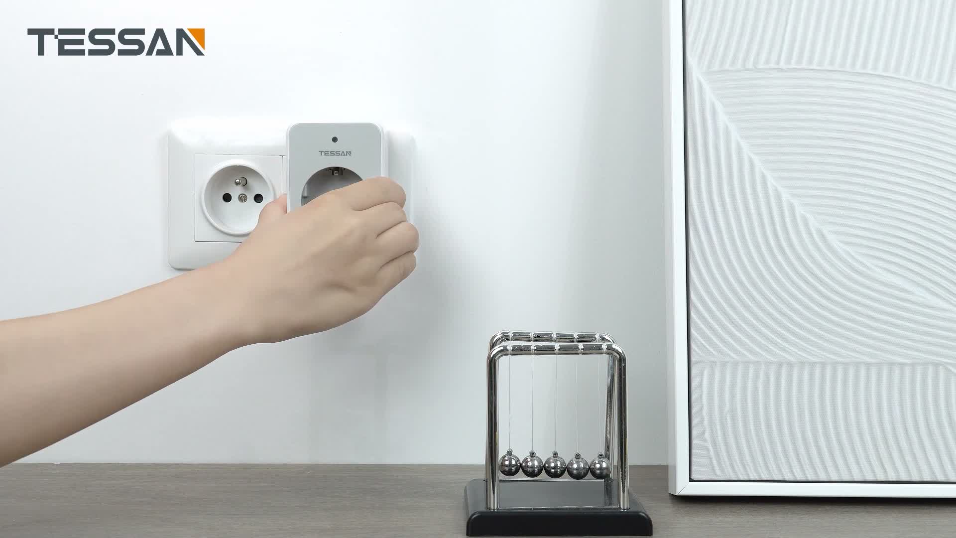 TESSAN Funksteckdose mit Fernbedienung Steckdose mit Produktbild-Vorschau 7