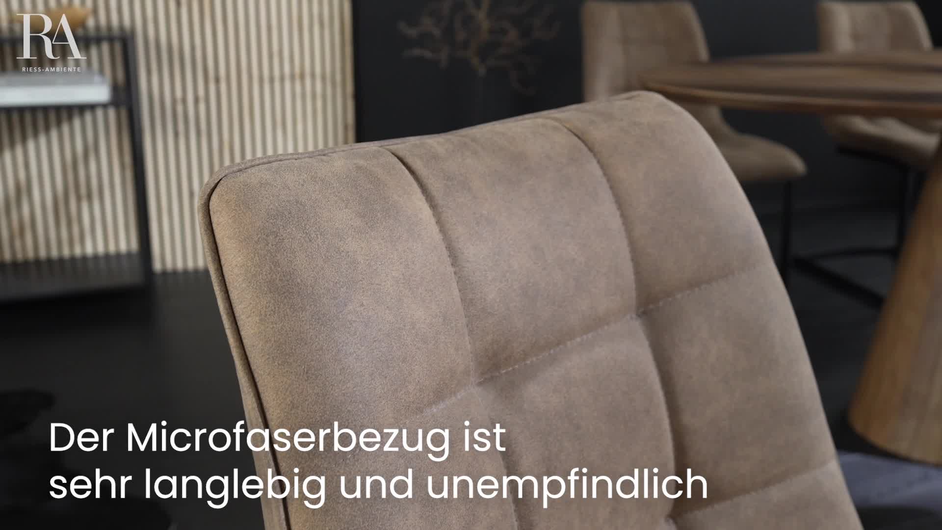 riess-ambiente Freischwinger Stuhl MIAMI antik taupe Produktbild-Vorschau 7