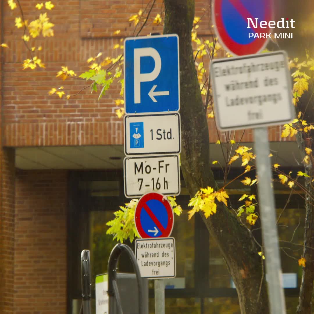 Needit Park Mini Blau elektronische Parkscheibe Digitale Produktbild-Vorschau 7