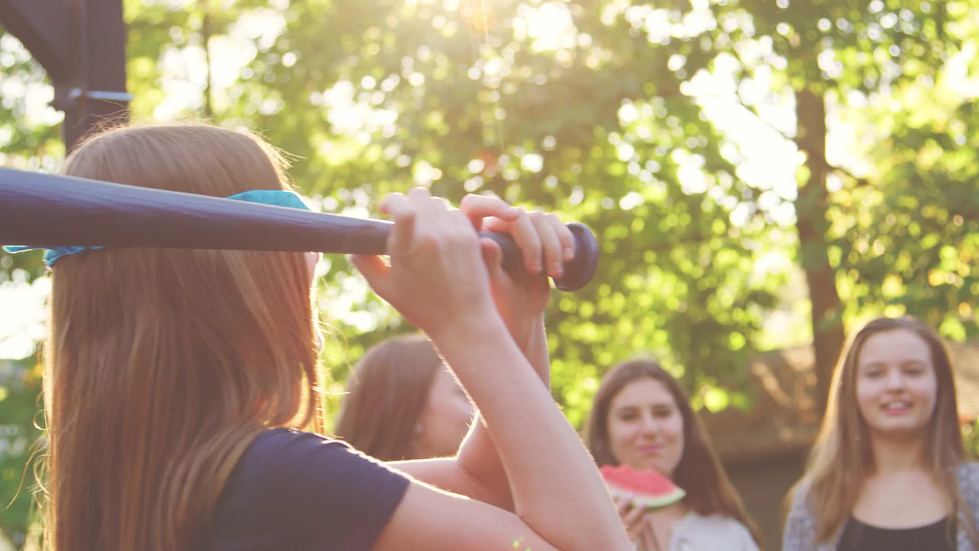 Relaxdays Pinata Meerjungfrau, mit Stab & Maske, Produktbild-Vorschau 7