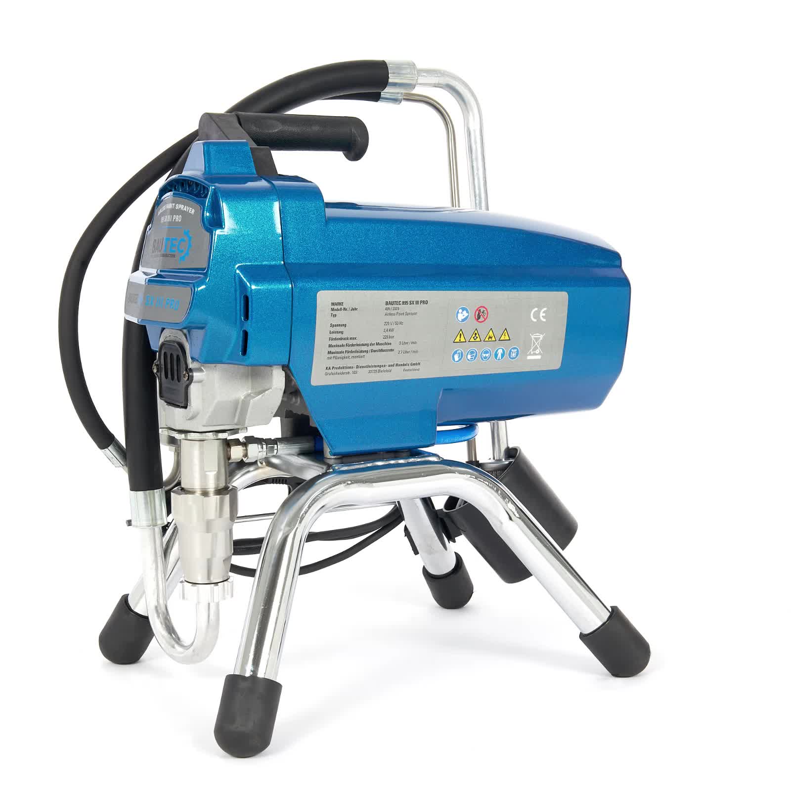 BAUTEC Airless-Farbspritzgerät 895 SX III PRO mit Produktbild-Vorschau 7