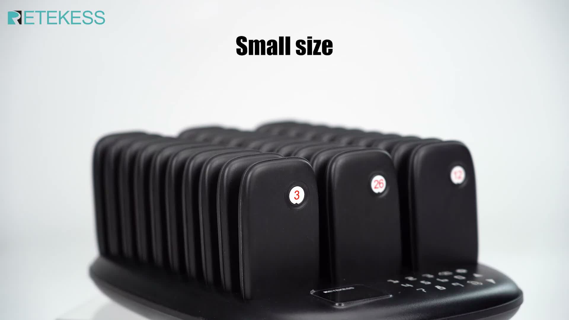 Systém pagerov Retekess TD175P pre reštaurácie, 30 pagerov, Náhľad obrázku produktu 7