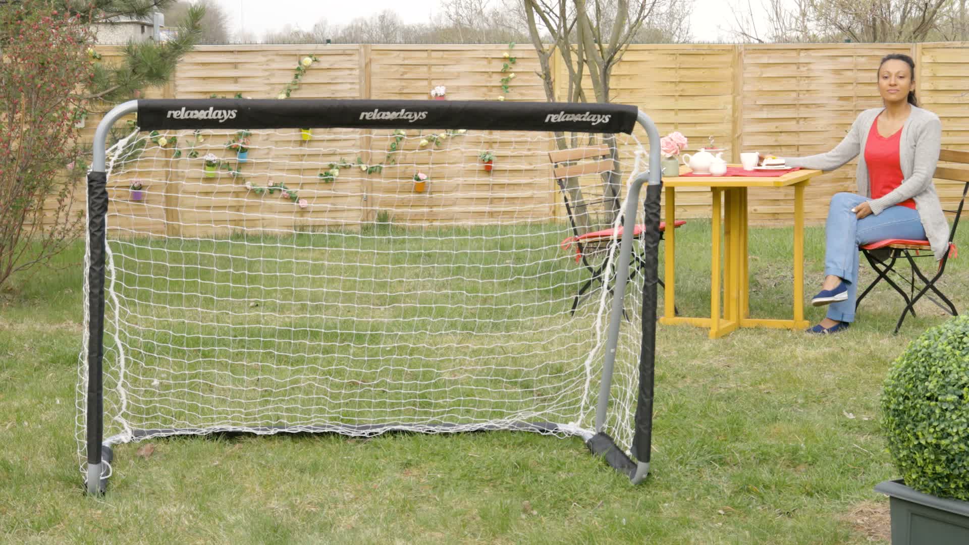 Relaxdays Fußballtor, Profi Soccertor für Kinder & Produktbild-Vorschau 7