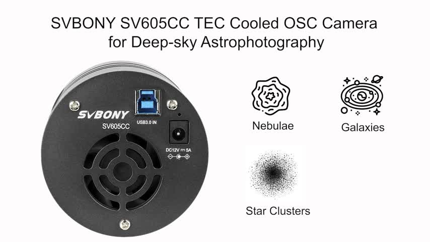 Svbony SV605CC Deep Sky Teleskopkamera, Farb Astrokamera Produktbild-Vorschau 7