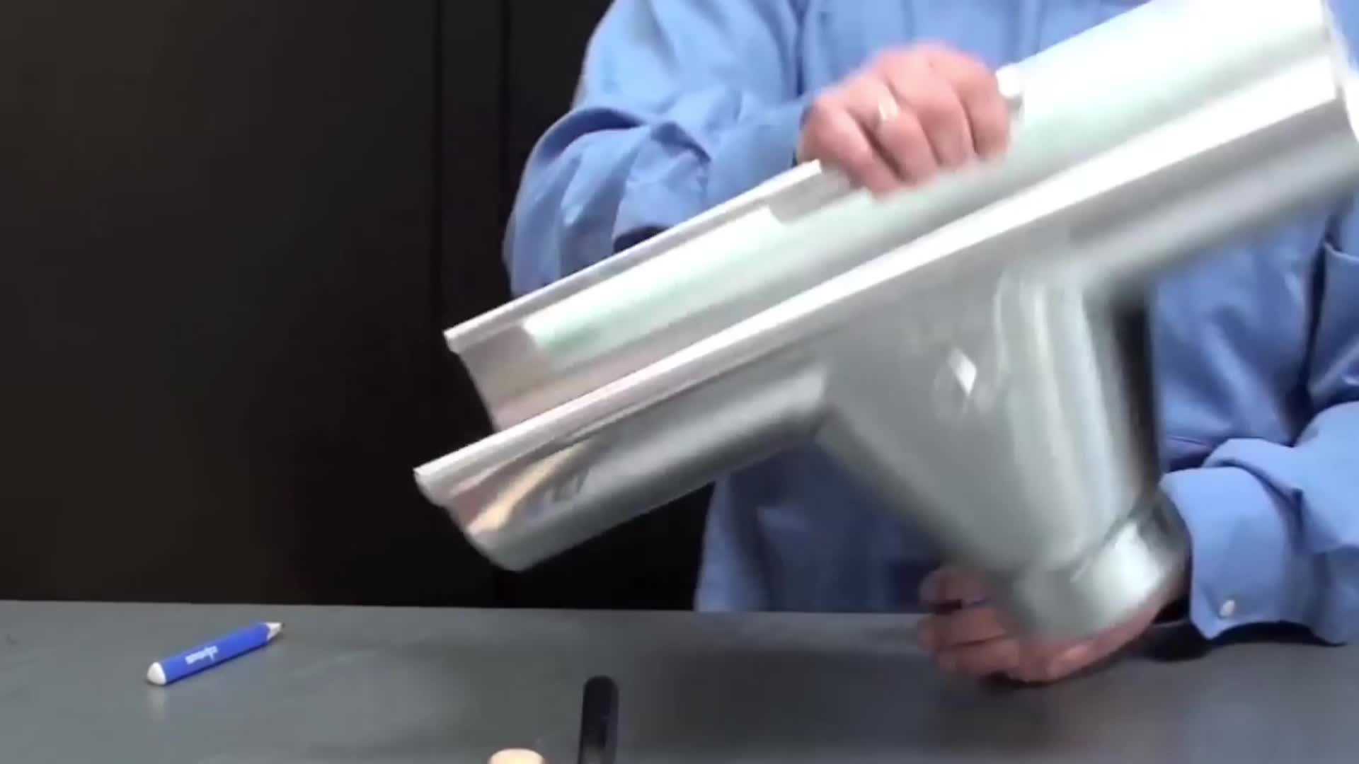 Rinneneinhangstutzen Größe 6 tlg  mit 100 mm  Rohrabgang Produktbild-Vorschau 5