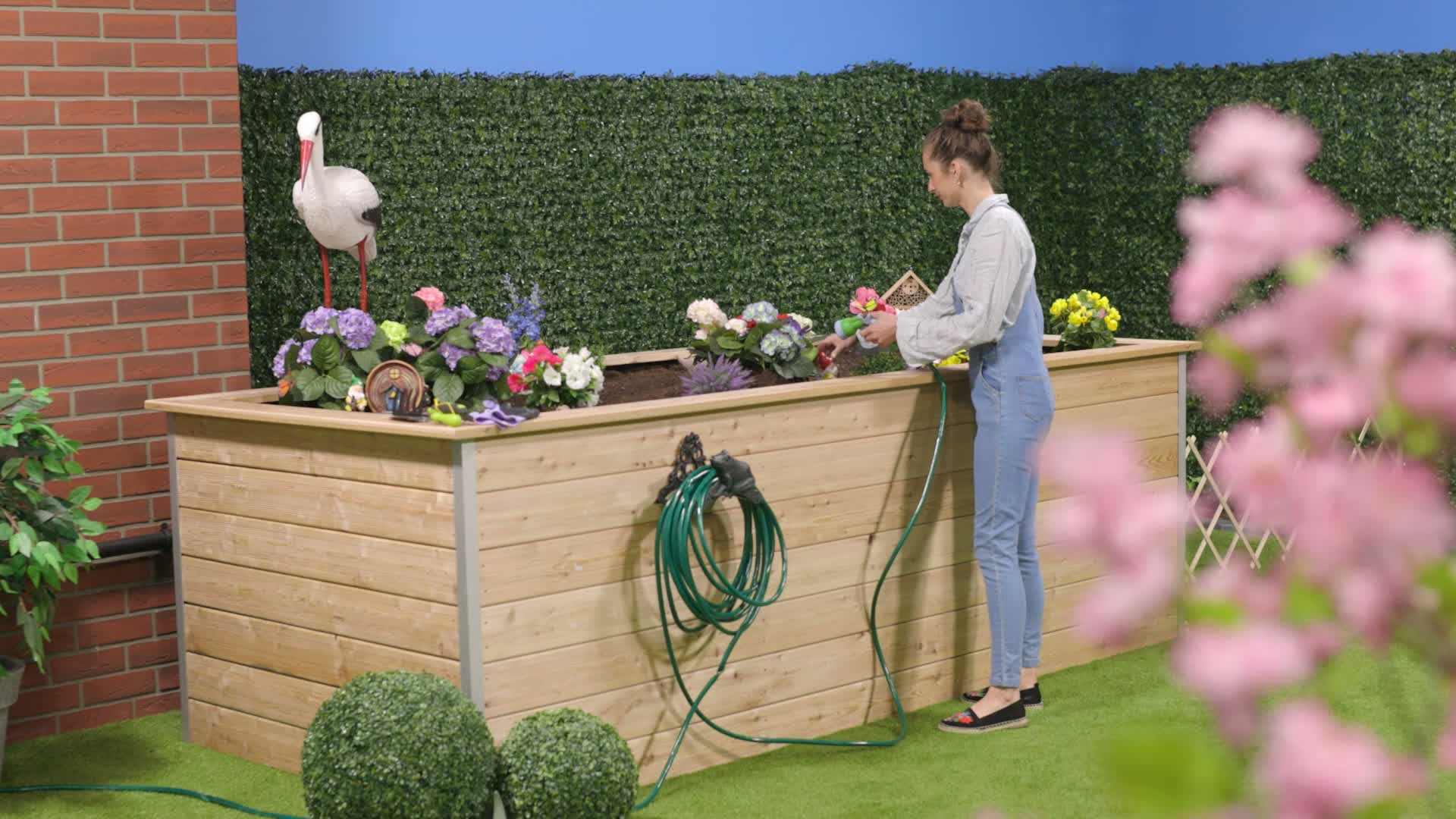 Relaxdays Schlauchhalter, Frosch, Gartenschlauch Produktbild-Vorschau 7