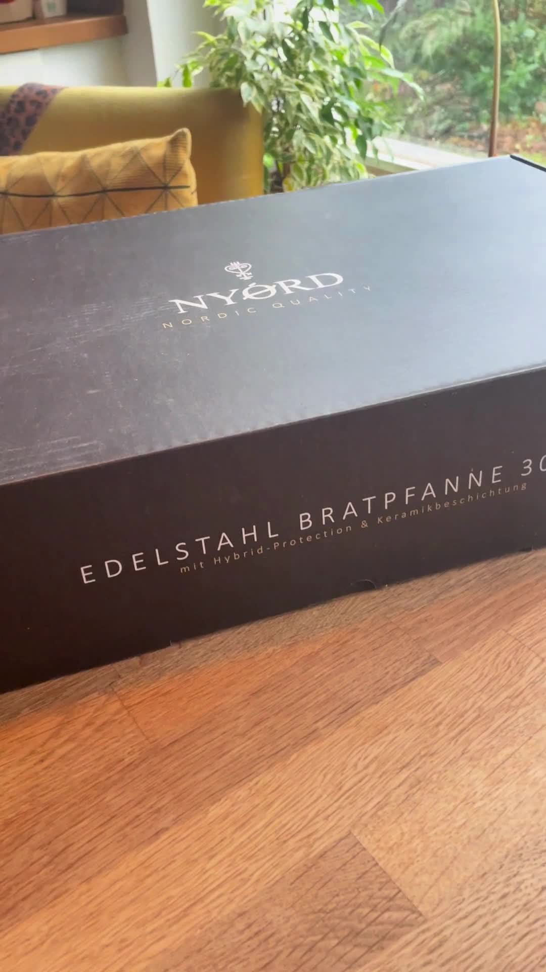 NYORD Edelstahlpfanne - Antihaft, Kratzfest, Pfanne Produktbild-Vorschau 7
