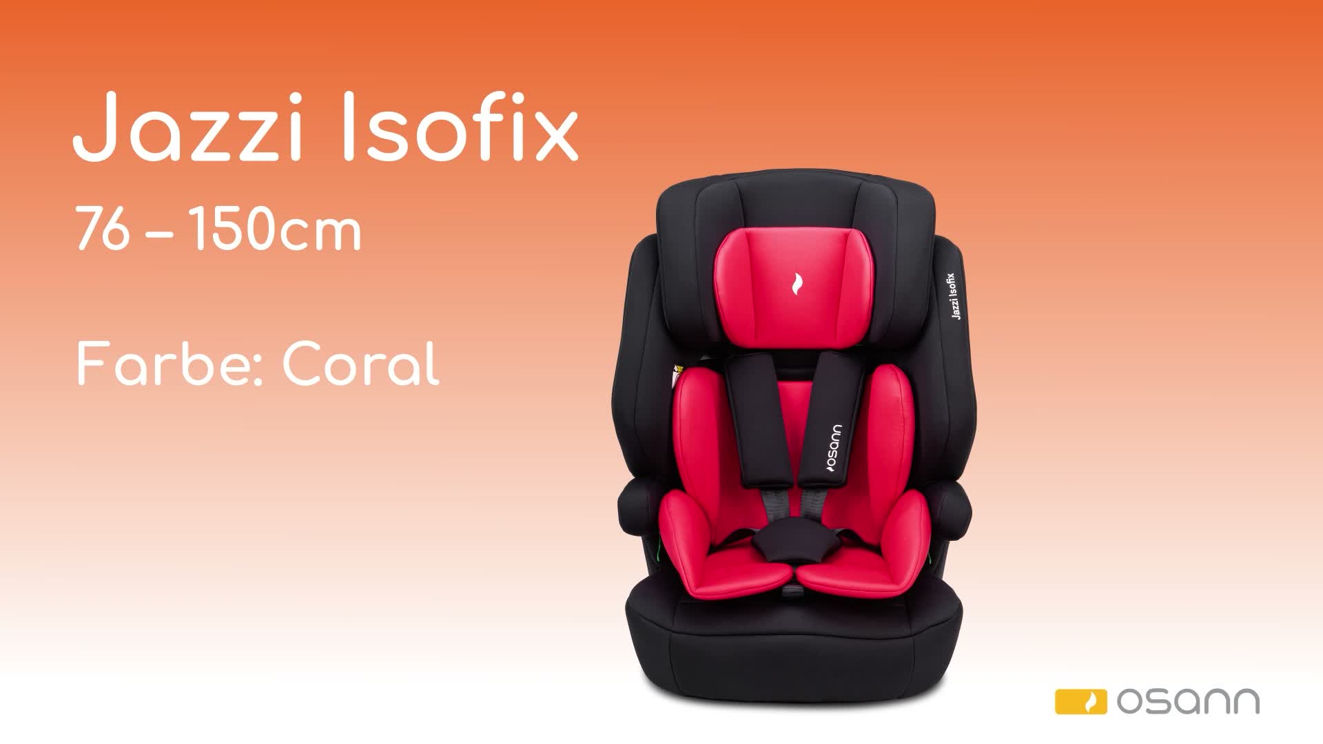 Osann Jazzi Isofix, Kindersitz mit Isofix ab 1 Jahr 76–150 Produktbild-Vorschau 7