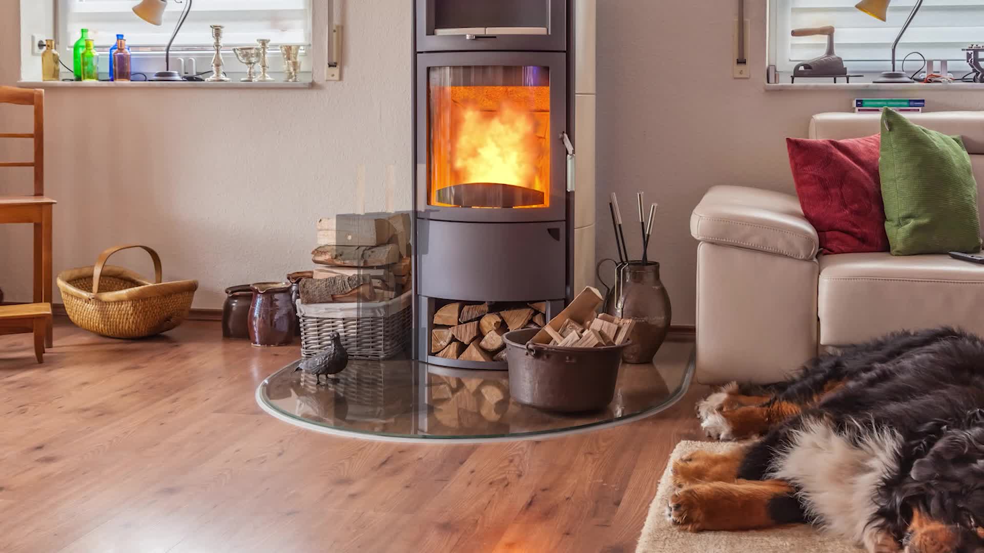 Relaxdays Kaminbesteck modern, 4 teilige Kamingarnitur, mit Produktbild-Vorschau 7
