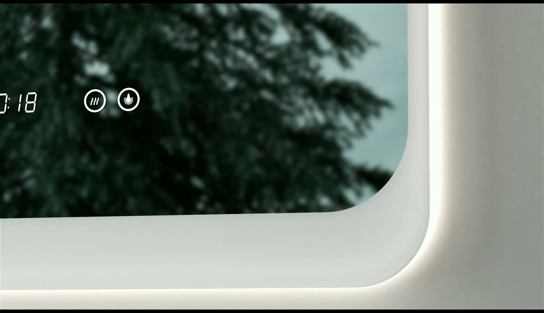 HOKO Espejo de Baño Rectangular LED 50x70cm Cristal HD Vista previa de la imagen del producto 7