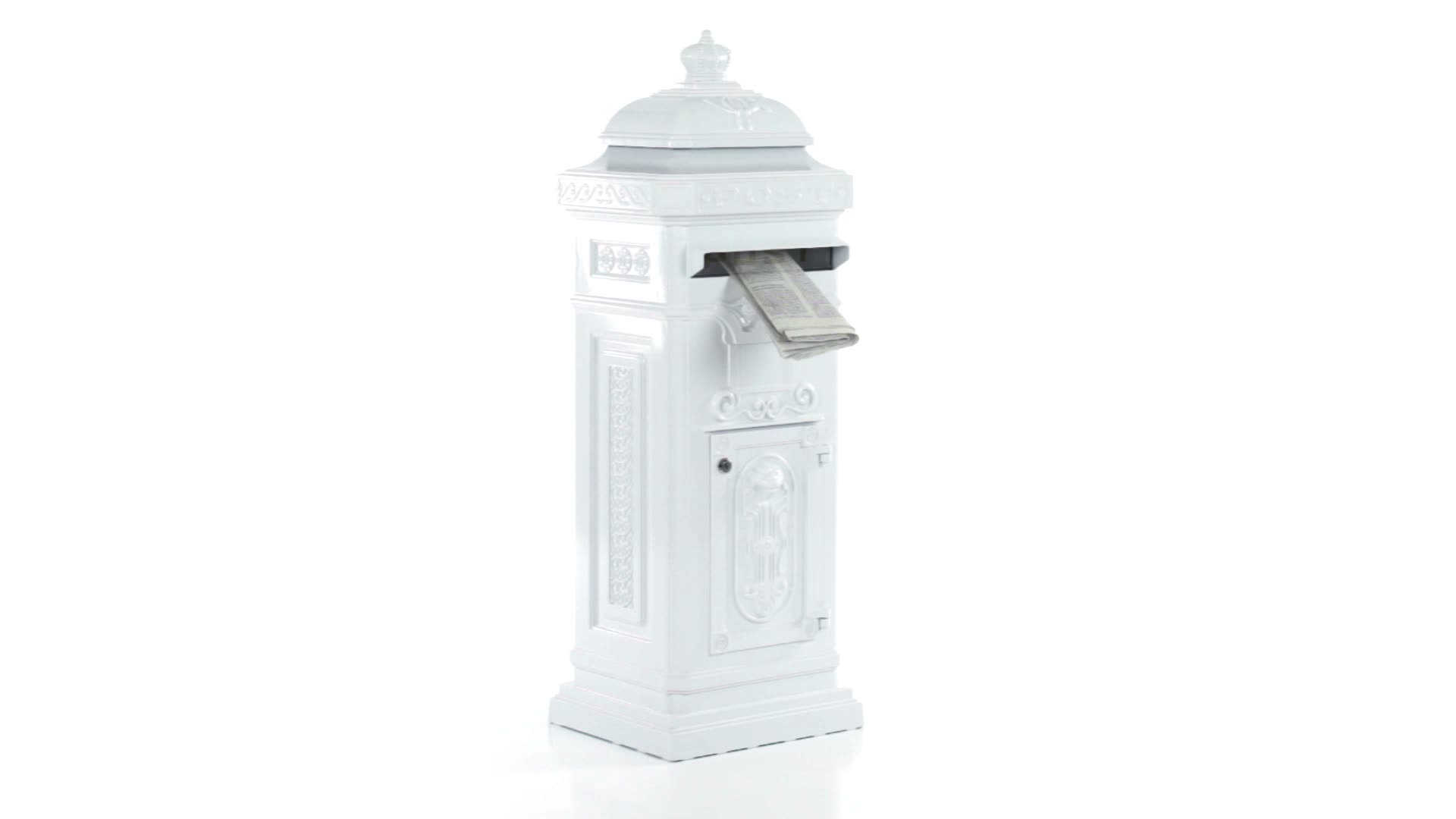 Relaxdays Standbriefkasten Antik, britisches Design, Produktbild-Vorschau 7
