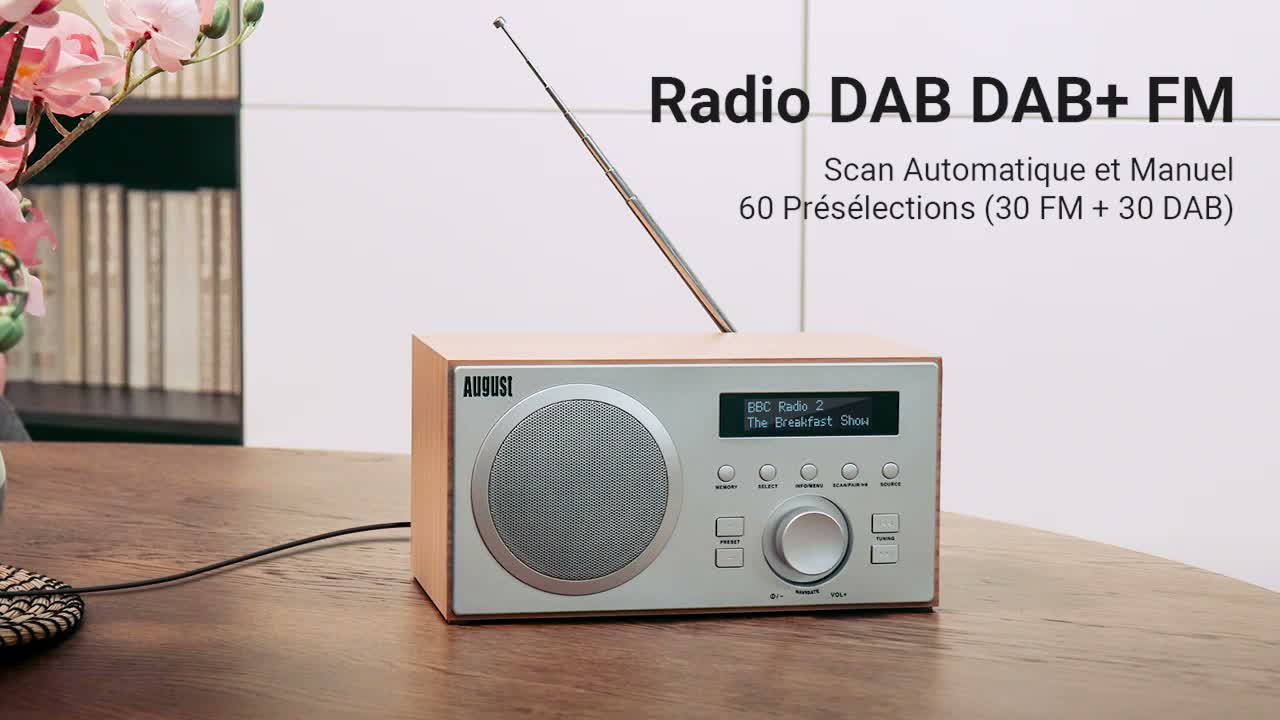 Radio DAB+/FM avec Bluetooth, radio numérique de cuisine Voir les images du produit 7