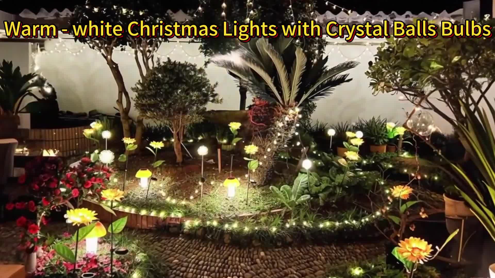 XINZI LED Lumières de Noël rampe de LED 20M 160 LED boules Voir les images du produit 7