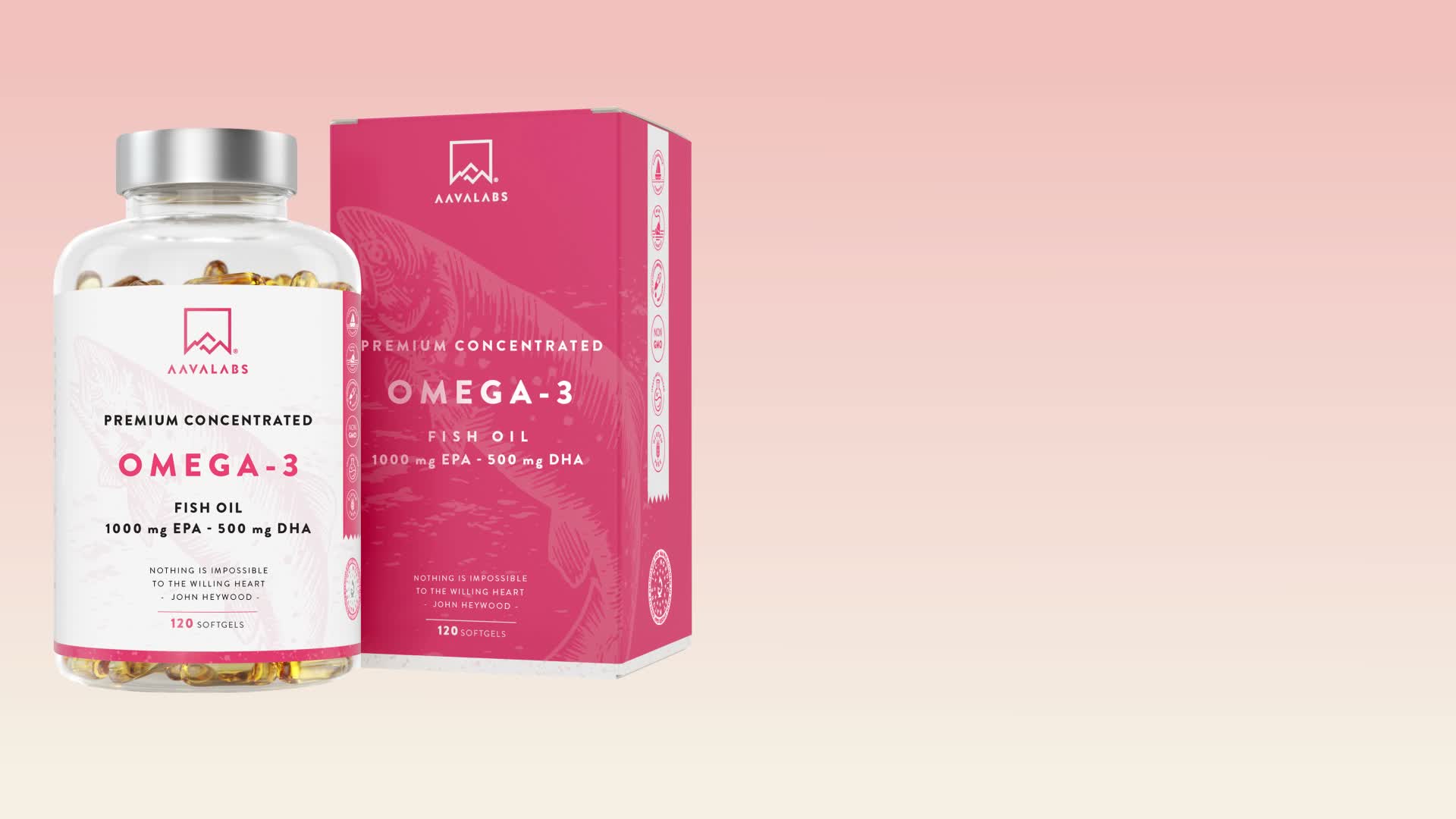 Aavalabs Omega 3 Kapseln hochdosiert [2000mg Tagesdosis] - Produktbild-Vorschau 7