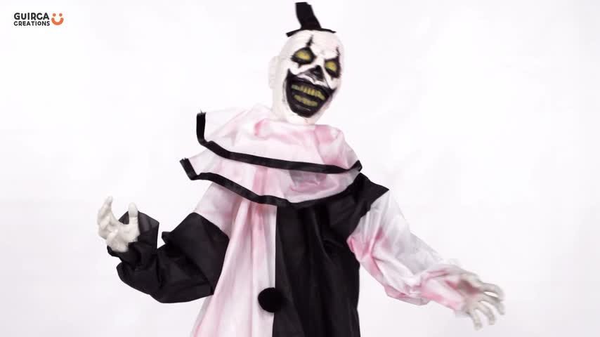 Animatronic Terrorclown 205 cm Halloween Deko mit Licht, Produktbild-Vorschau 7