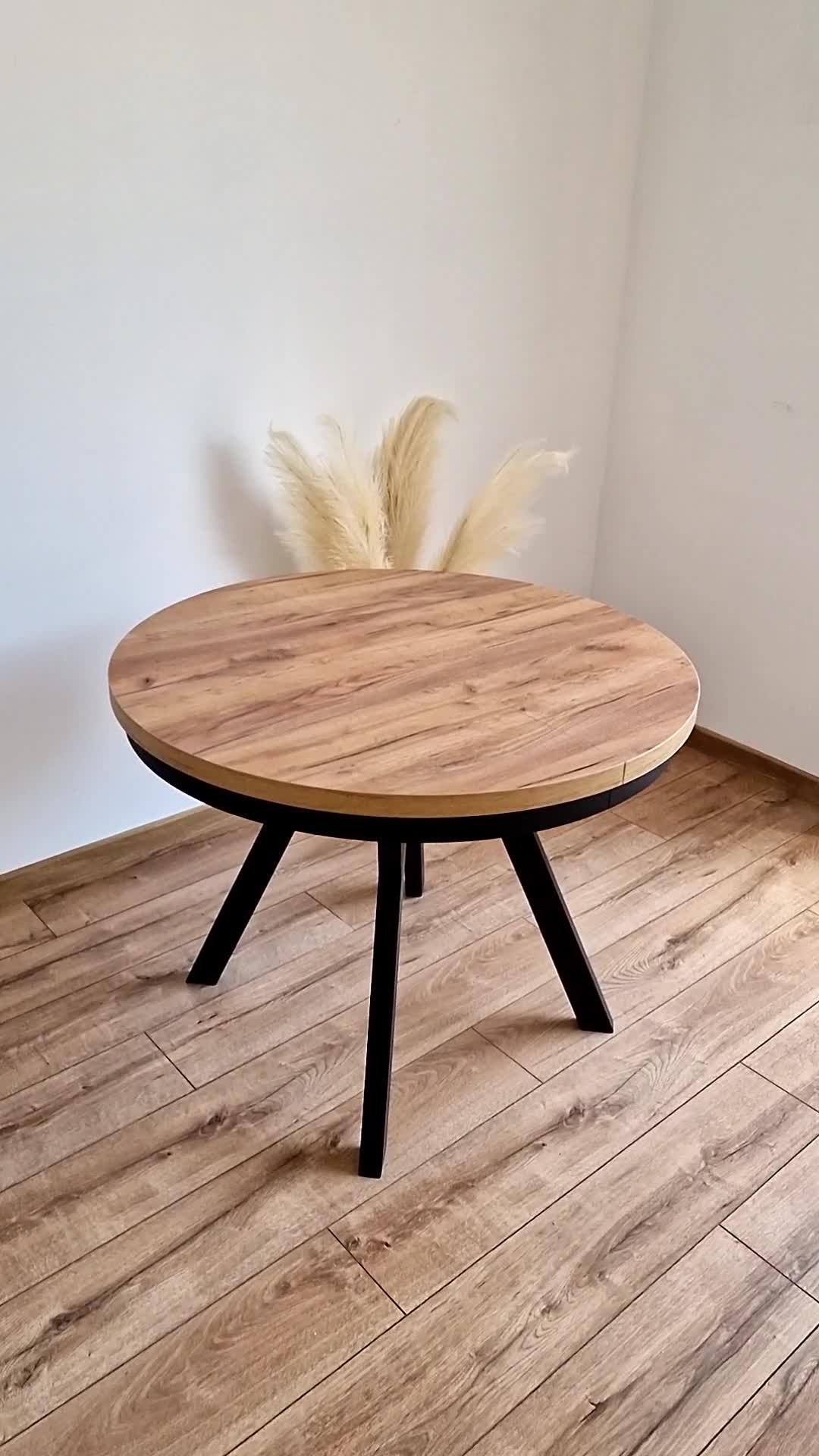 Ottavio Runder Ausziehbarer Esstisch Ø 100 / 150 / 200 cm, Produktbild-Vorschau 7