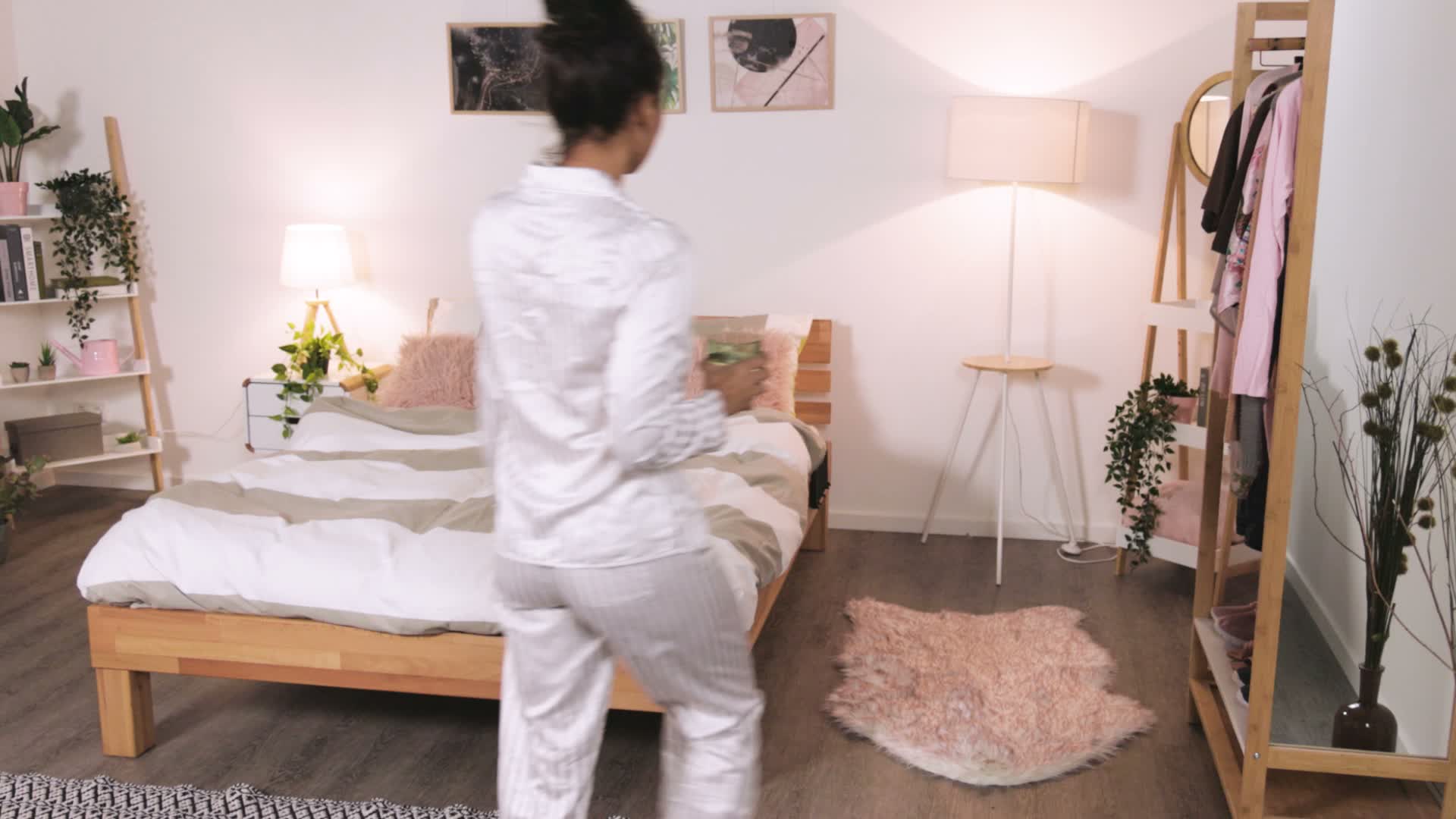 Relaxdays Betttisch, Bett & Hochbett, zum Kleben, Produktbild-Vorschau 7