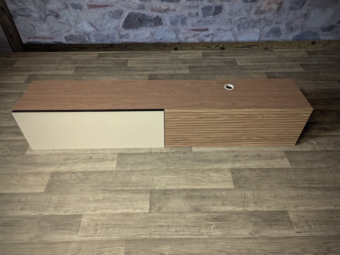 TV-Rack MCW-Q84, Lowboard TV-Schrank Wandmontage Produktbild-Vorschau 6