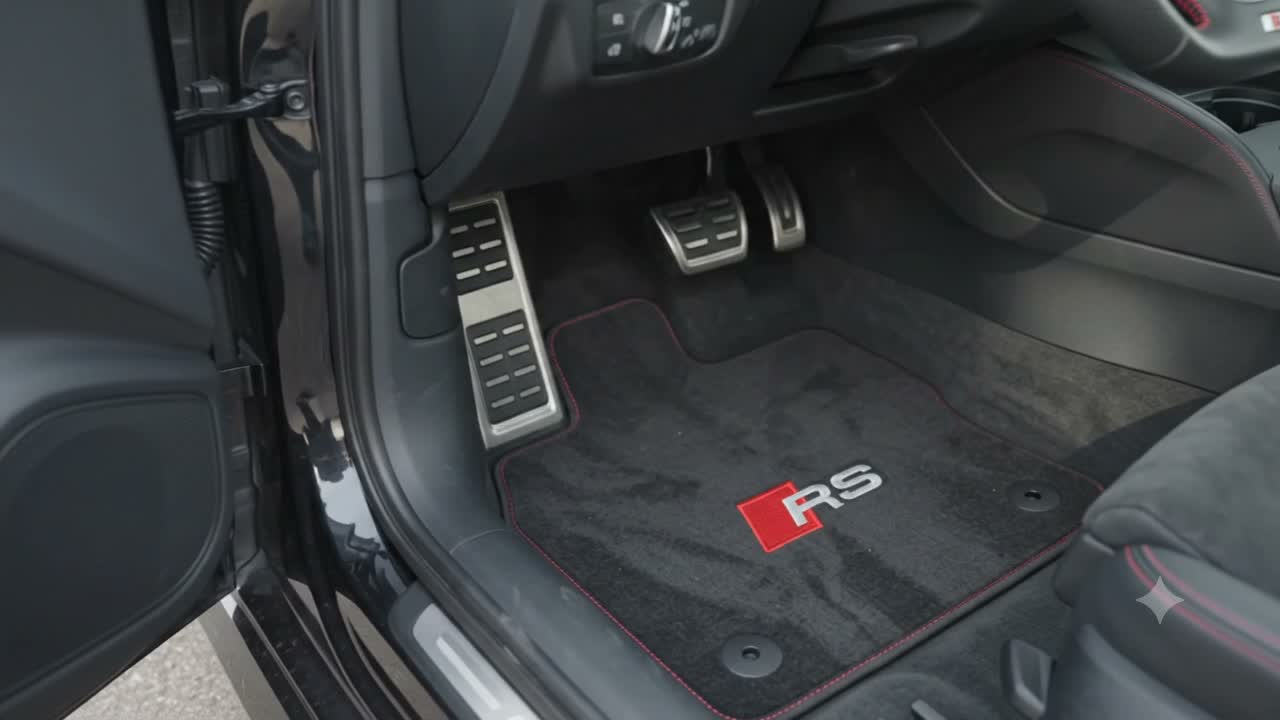 4X  ORIGINÁLNÍ velurové rohože RS textilní rohože AUDI A3 Náhled obrázku produktu 6