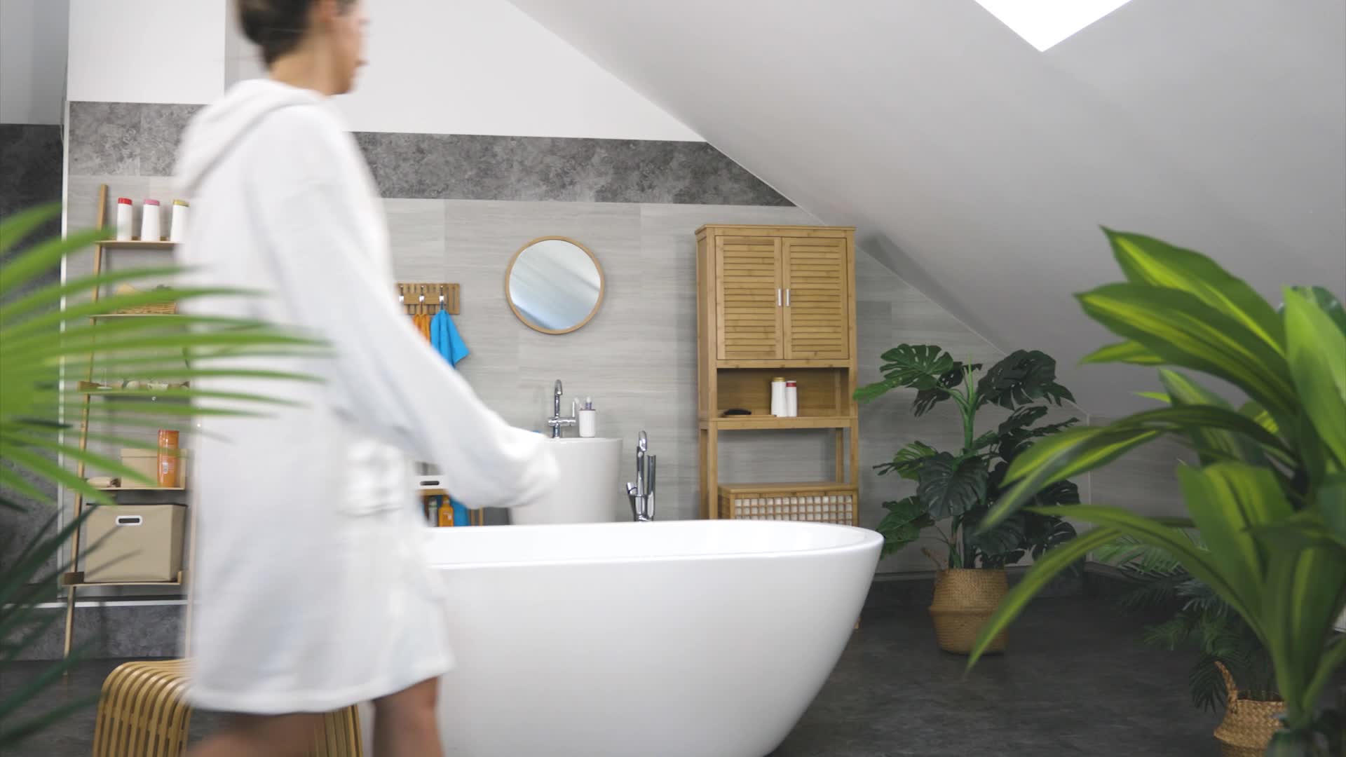 Relaxdays Badewanneneinlage Steinoptik, Antirutschmatte Produktbild-Vorschau 7