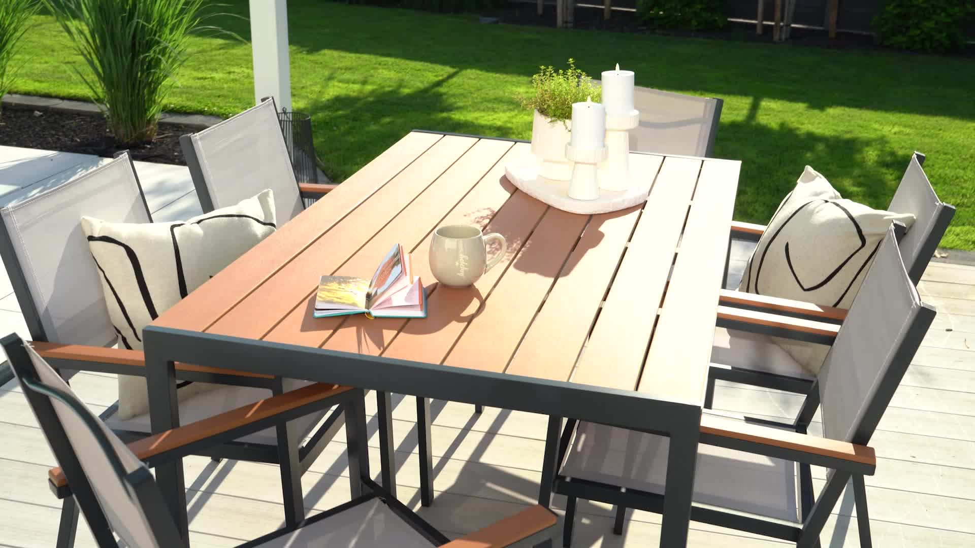 HOME DELUXE Gartentsich CANTOS SEDIA 150 x 90 cm Produktbild-Vorschau 7