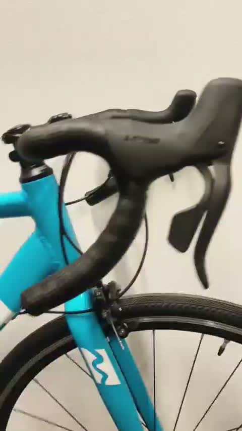 „MORA“ Alu Gravelbike 700cx32c 2x8s Dual Shifter RH 54 blau Produktbild-Vorschau 5