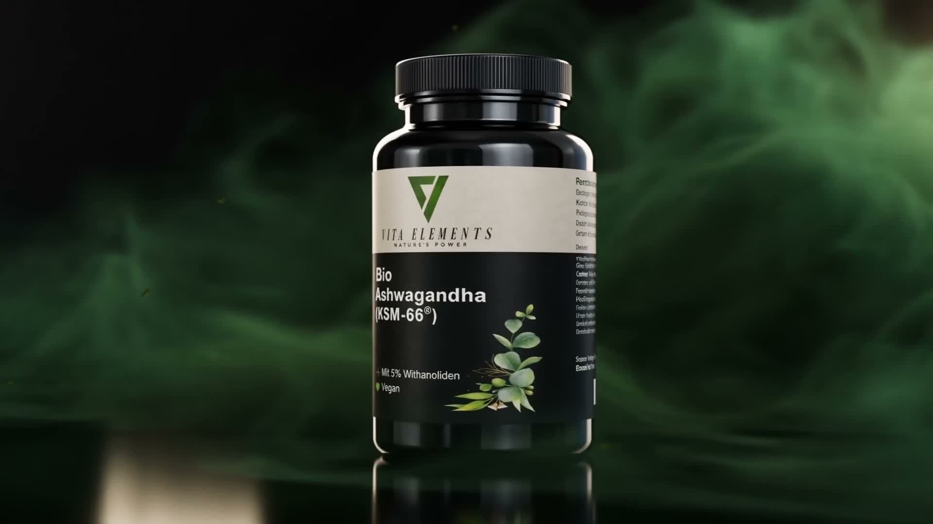 Vita Elements  Ashwagandha KSM-66® 180 Kapseln – Produktbild-Vorschau 7