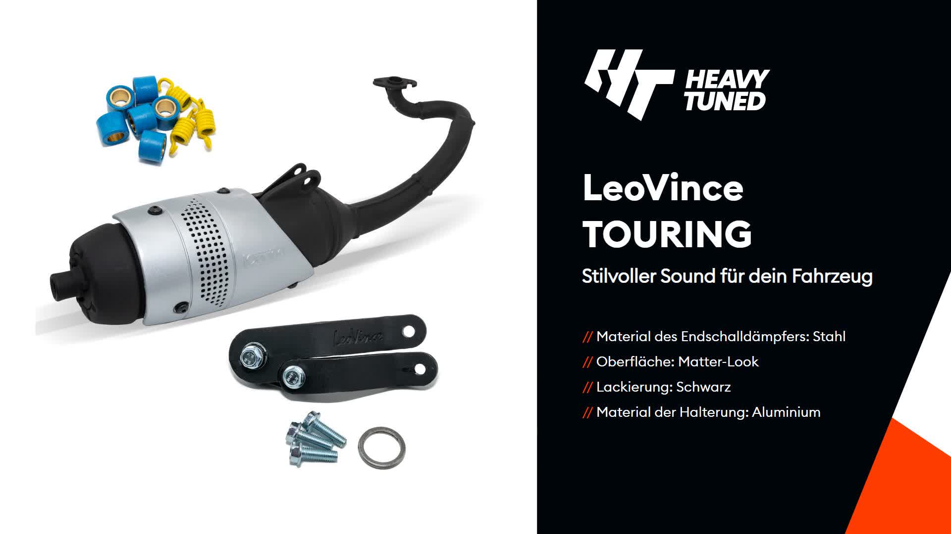 LeoVince Auspuffanlage Komplettanlage TOURING mit Produktbild-Vorschau 6