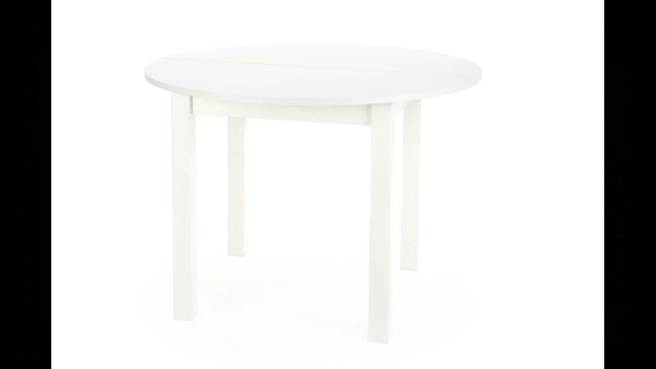 Runder Ausziehbarer Tisch für Esszimmer - 102-142 cm Produktbild-Vorschau 7