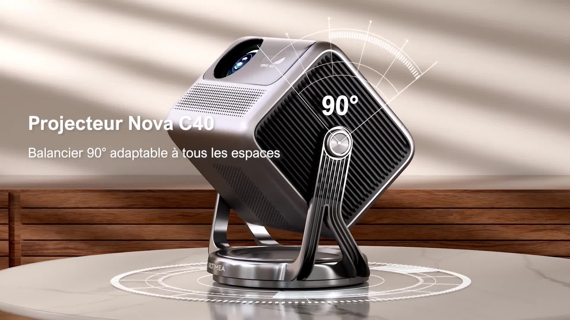ULTIMEA Nova C40 Beamer avec décodage 4K et Android TV 11.0 Voir les images du produit 7
