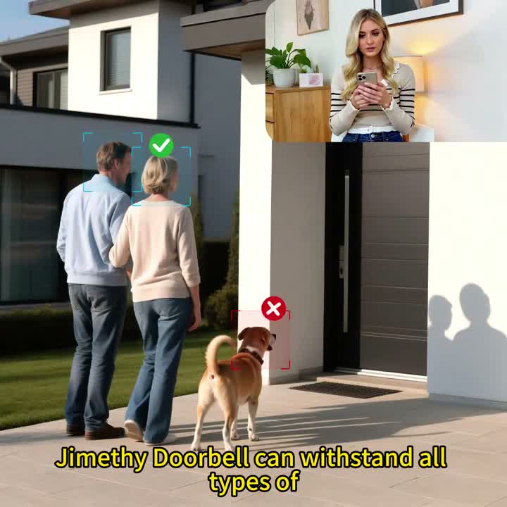 1080P Inteligentní bezdrátový videozvonek s detekcí pohybu Náhled obrázku produktu 7