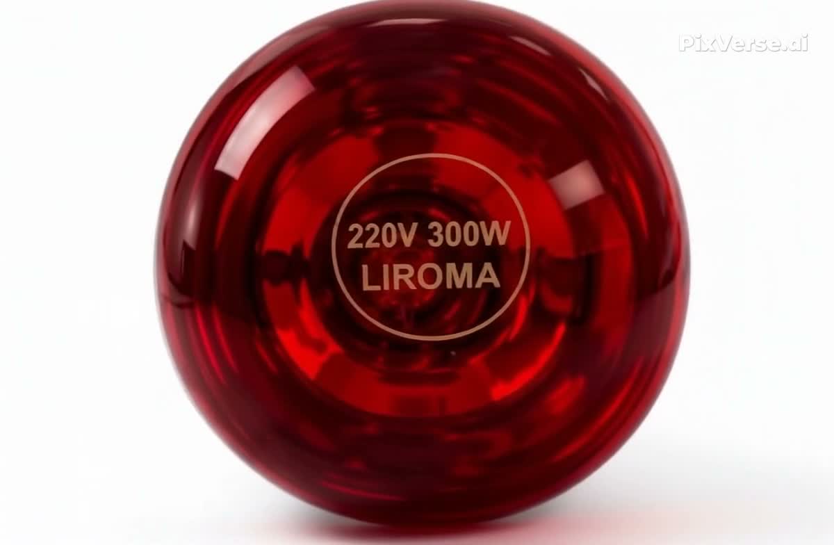 LIROMA® Infrarotlampe - 300W - Infrarotstrahler - Produktbild-Vorschau 6