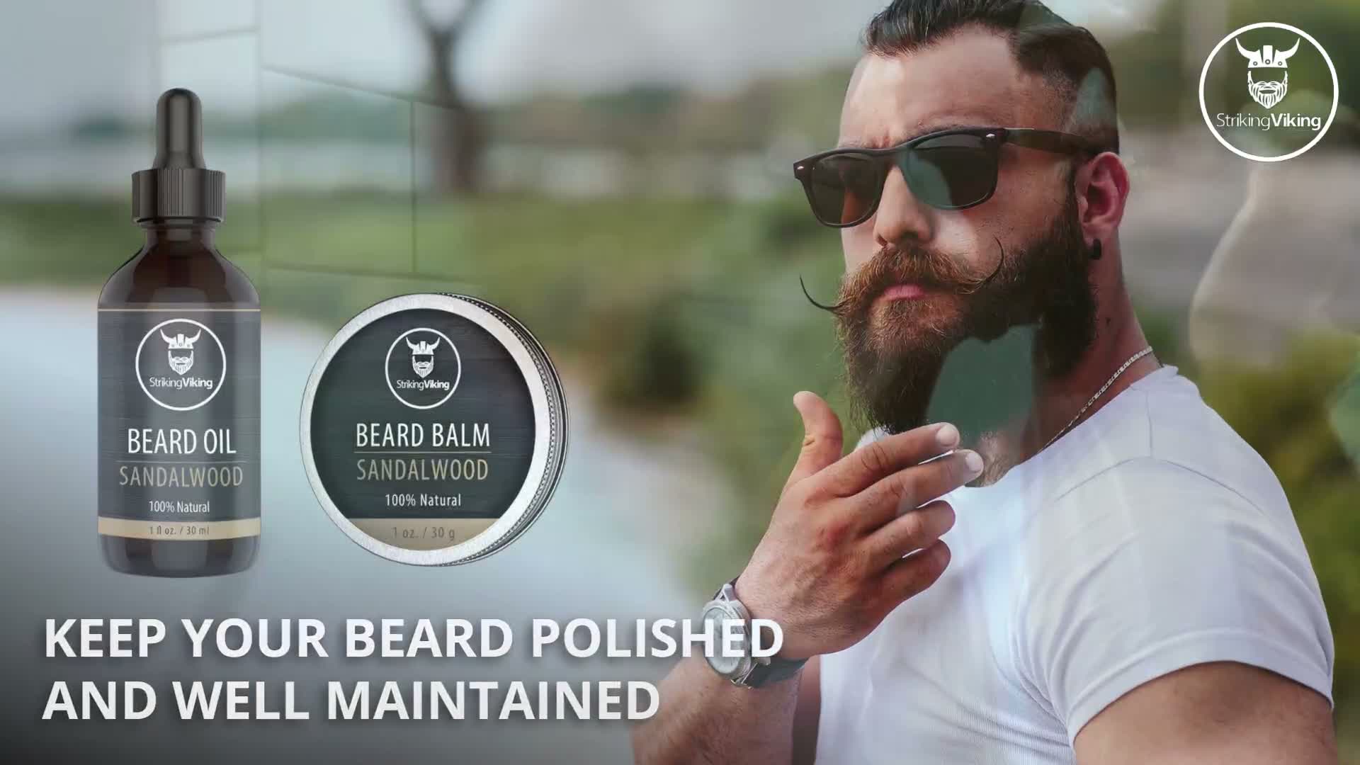 Olej a balzam na bradu – santalové drevo Náhľad obrázku produktu 5