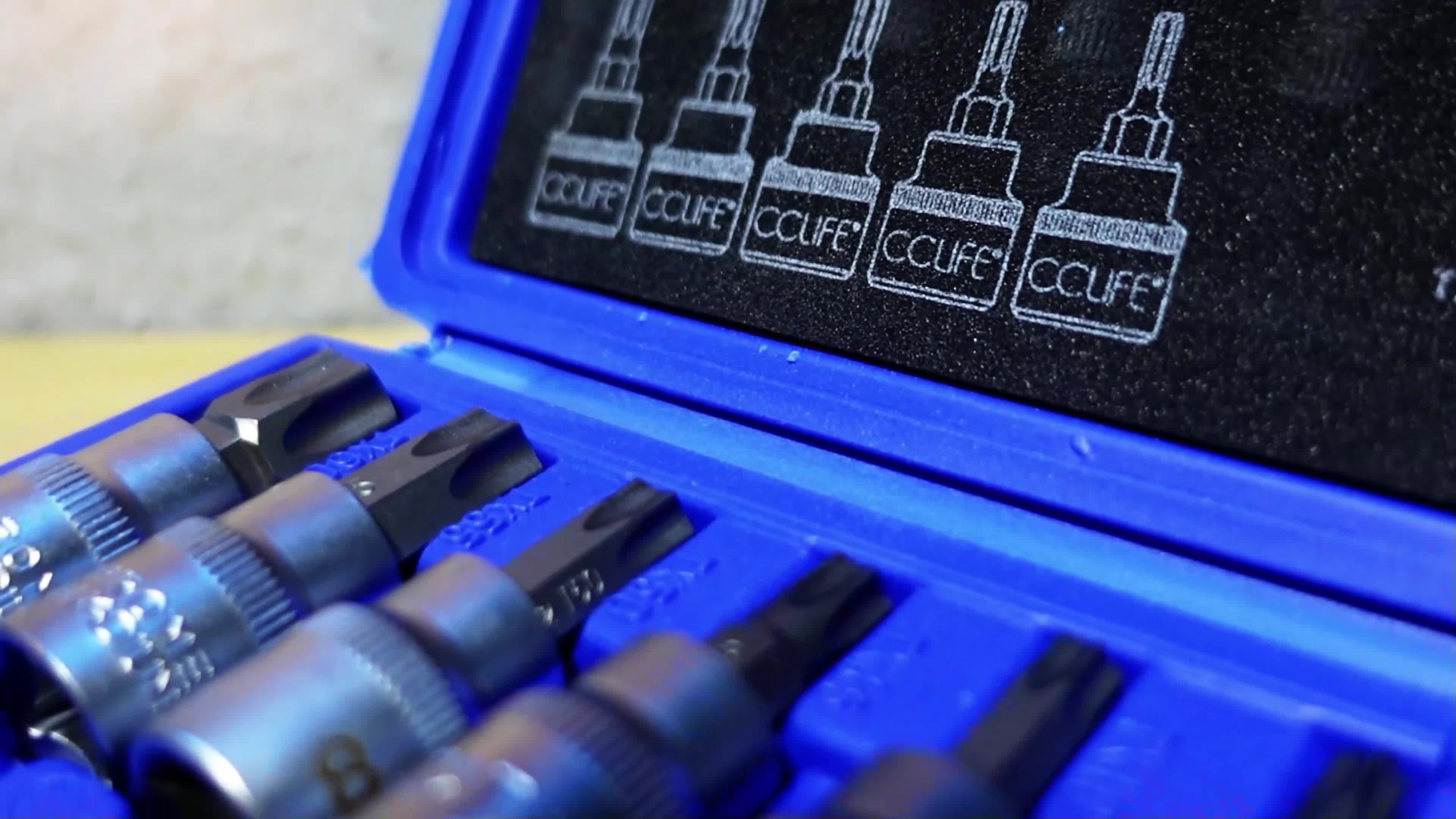CCLIFE 34tlg Steckschlüssel Satz Torx Nüsse Stecknuss Außen Produktbild-Vorschau 7