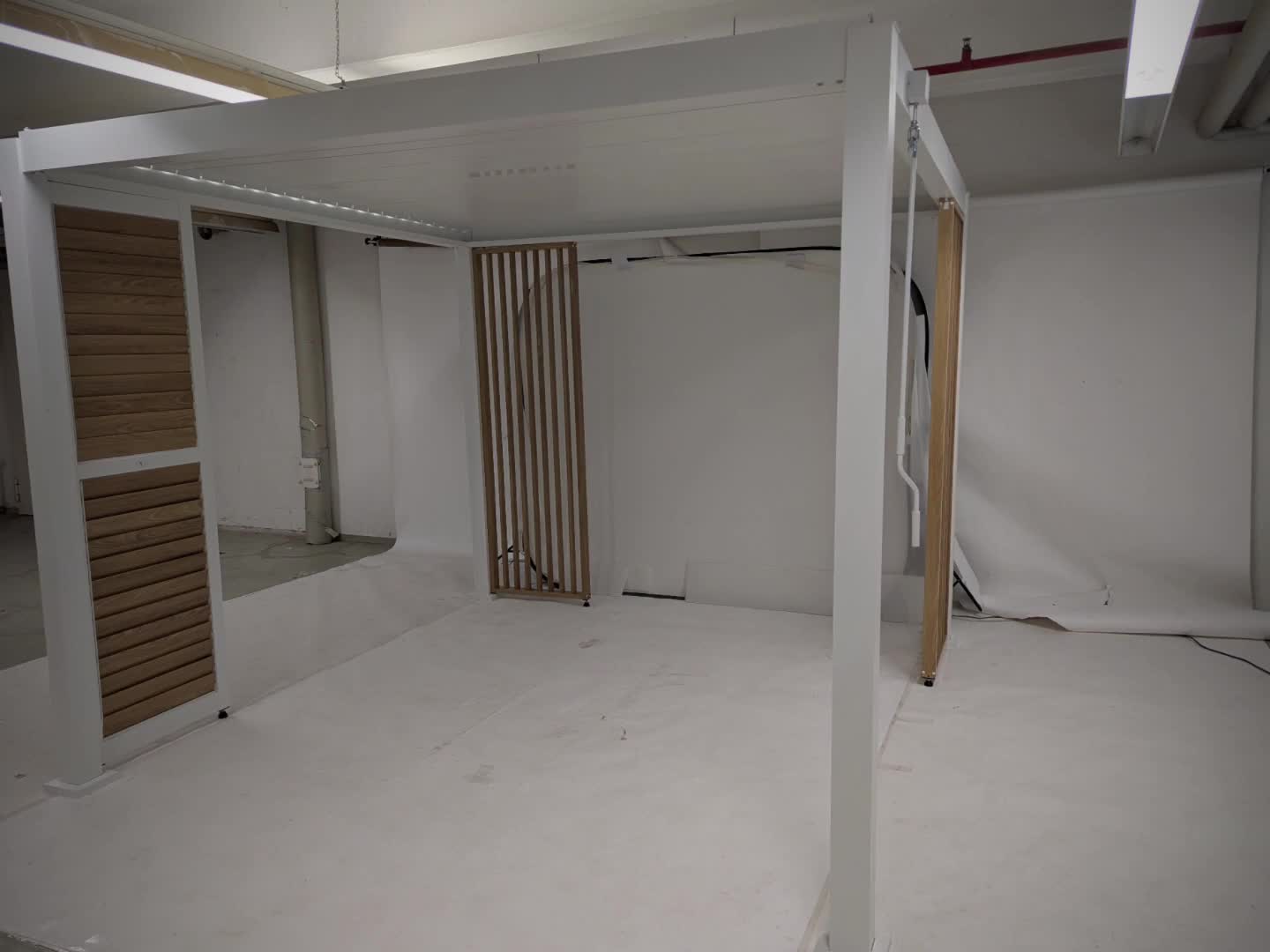 Pergola MCW-P65 mit 1x Lamellenwand und 2x Seitenwand, Produktbild-Vorschau 7