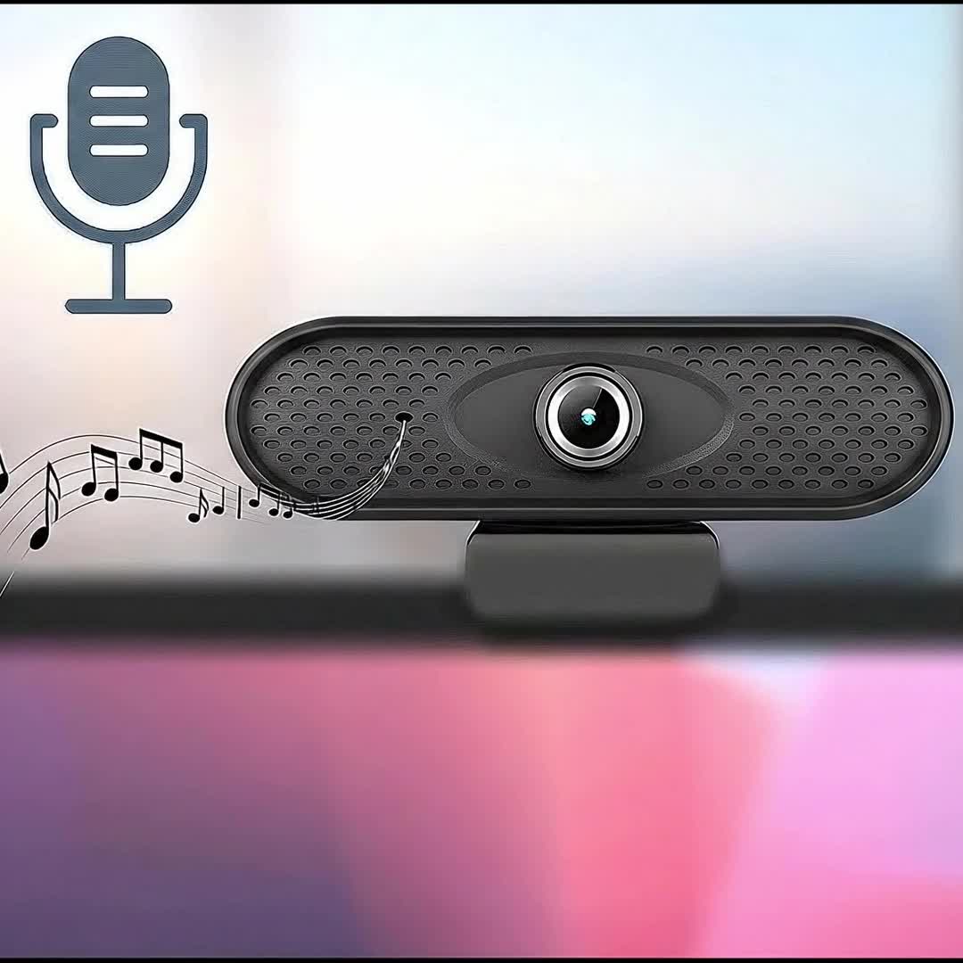 USB Webcam mit Mikrofon und Befestigungsclip Full HD 1080P Produktbild-Vorschau 7