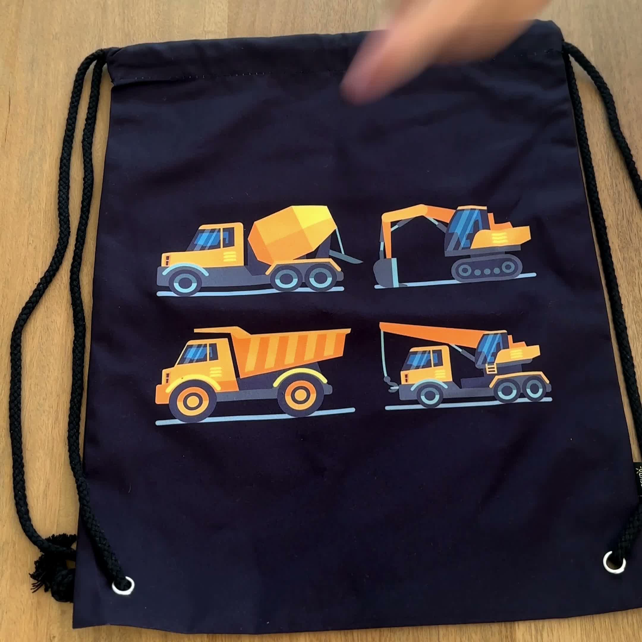 HECKBO Worek sportowy dla dzieci z motywem Monster Truck | Podgląd zdjęcia produktu 7