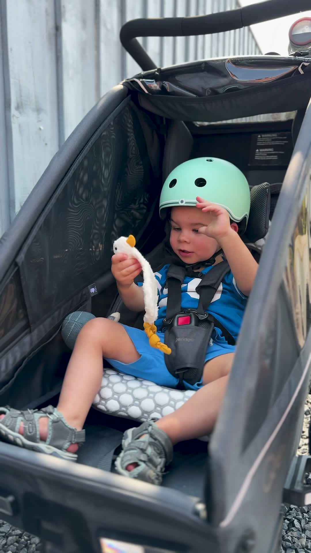 Qeridoo Kidgoo 2- Kinderfahrradanhänger für 2 Kinder, Produktbild-Vorschau 7