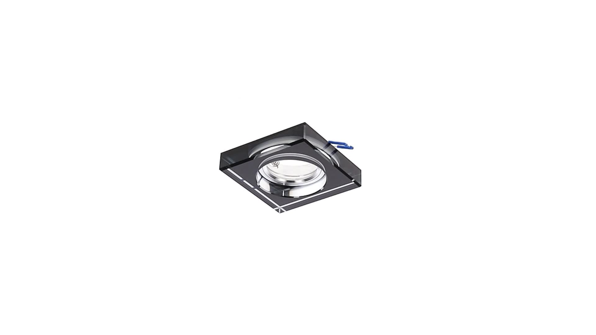 Glass Deckenstrahler Einbaustrahler CRYSTAL GRANDE BLACK Produktbild-Vorschau 7