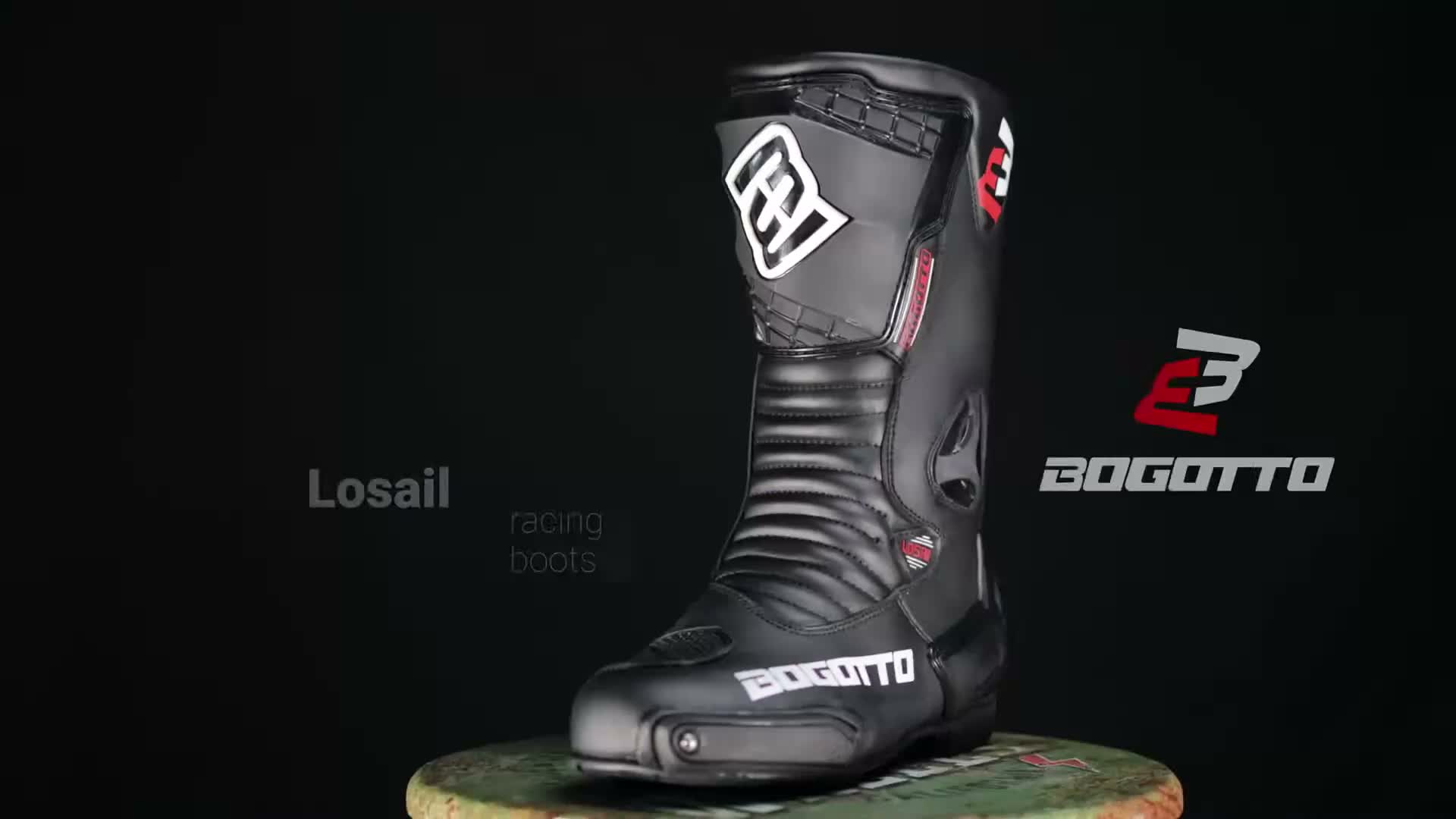 Bogotto Losail Motorradstiefel, schwarz, 43 Produktbild-Vorschau 6