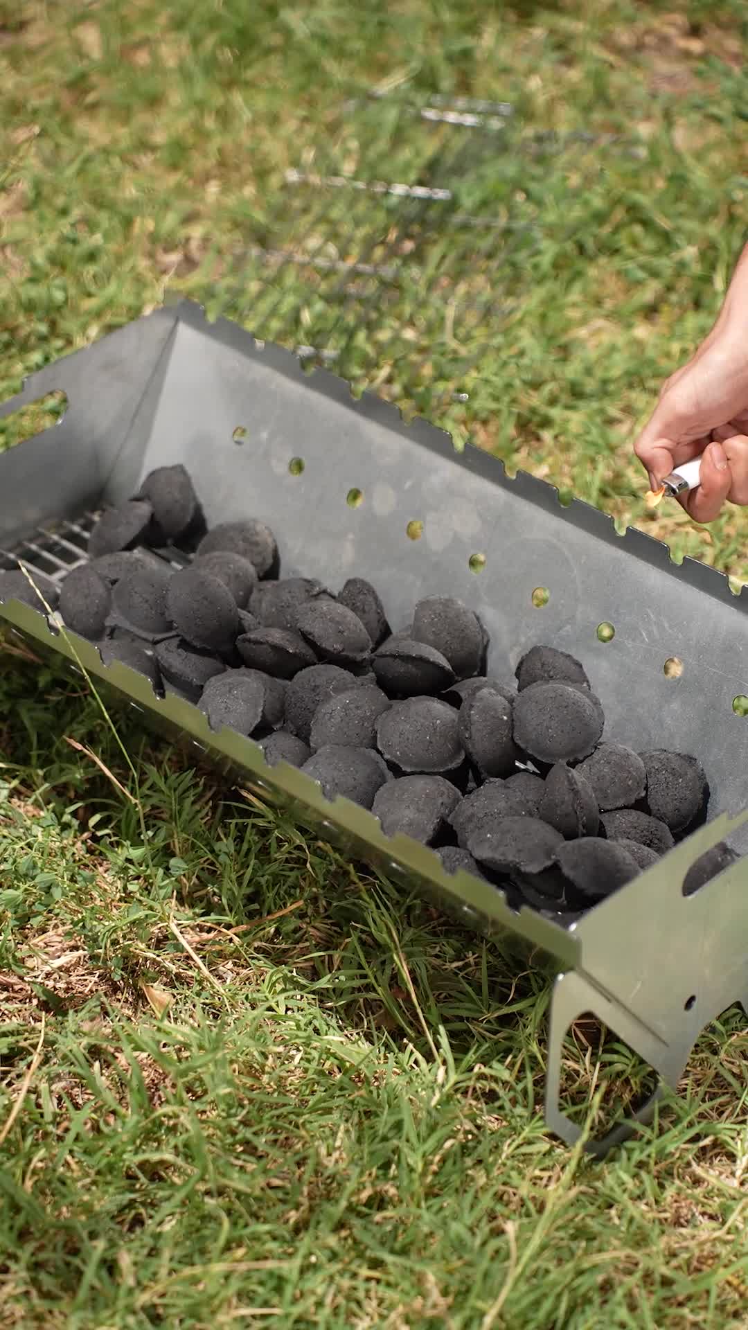 Grill VEDEM démontable – Gril de camping avec sac (60x30 Voir les images du produit 7