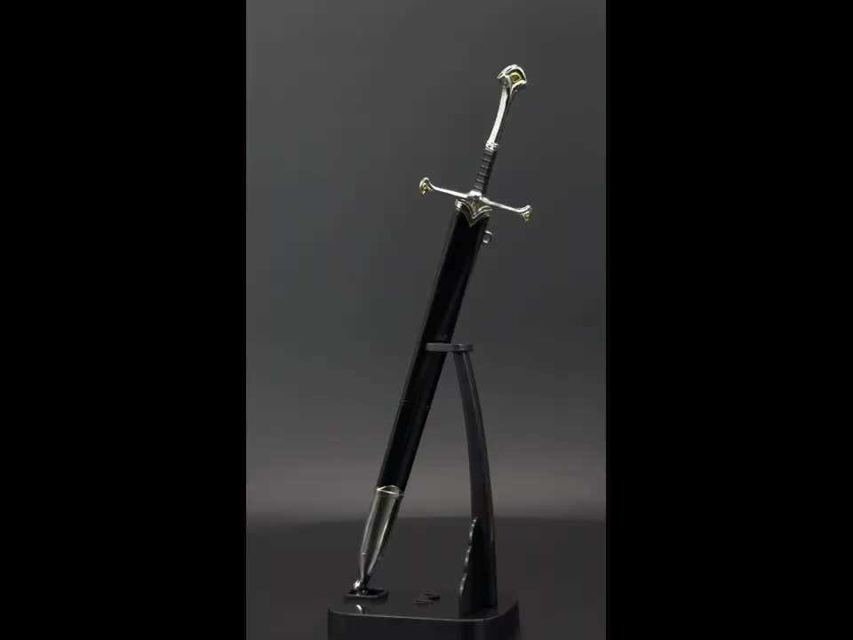 Mini coupe-papier épée Anduril inspirée d'Aragorn - métal - Voir les images du produit 7