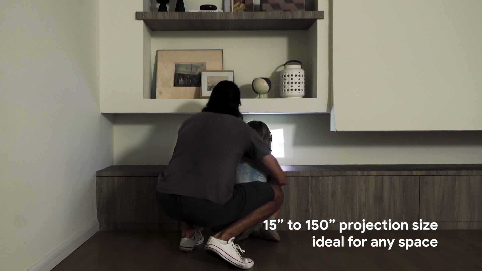 Projektor ETOE Dolphin, 1080P, 500 ANSI lumenů, Google TV, Náhled obrázku produktu 7
