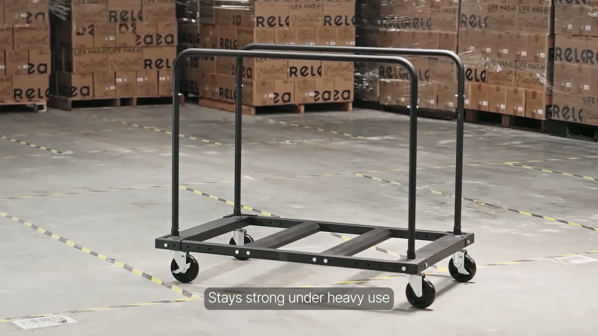 SucceBuy Plattenwagen, 816 kg Tragkraft, Transportwagen mit Produktbild-Vorschau 7