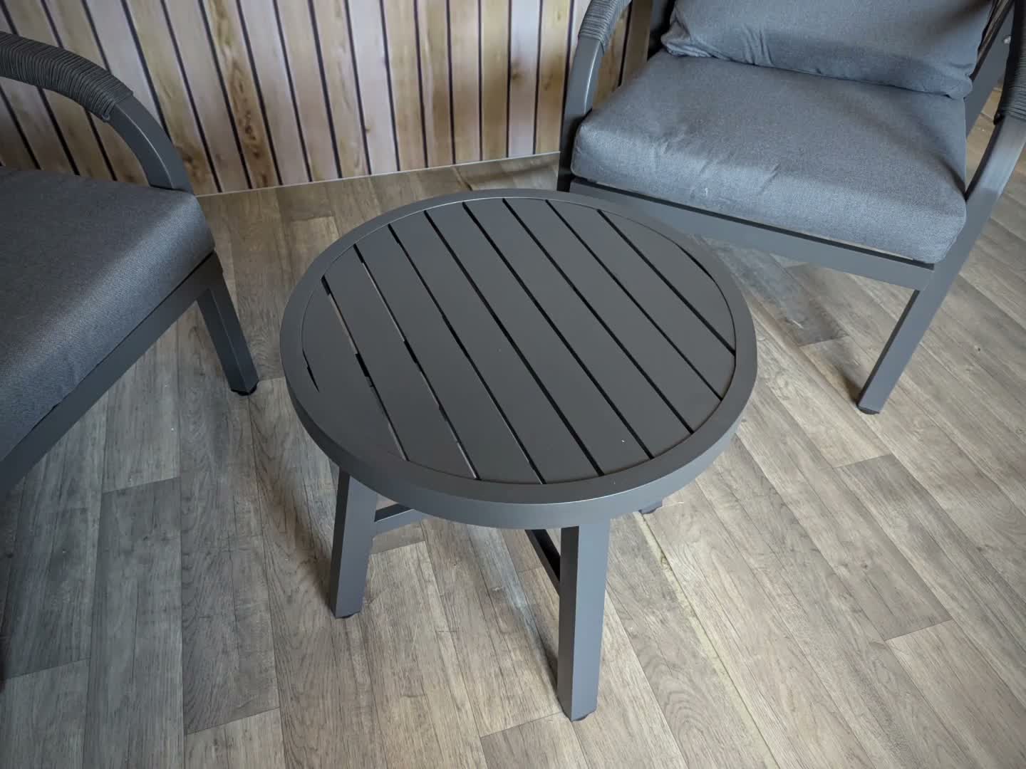Aluminium Lounge-Set MCW-P82, Gartengarnitur Balkon-Set Produktbild-Vorschau 7